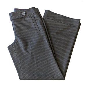 J.CREW Favorite Fit Pin-Stripe Cuffed Trouser Pants Size 8